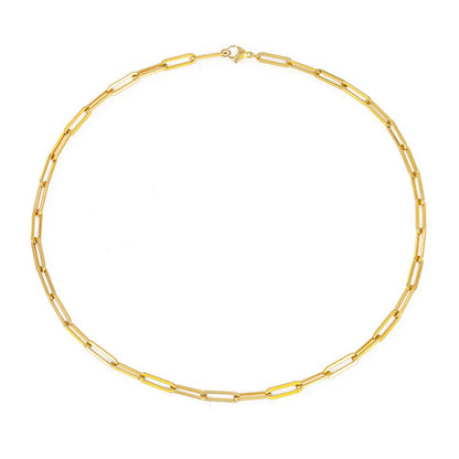 Archen Elegant Chain Necklace | White Gold