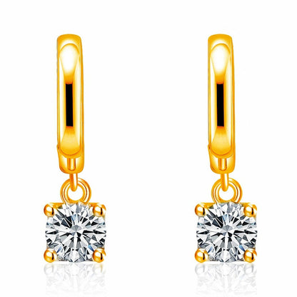 Aurora Square Drop Earrings | Gold VIP