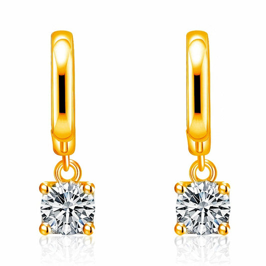 Aurora Square Drop Earrings | Gold VIP