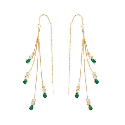 Calista Moreau Tassel Earrings | Gold