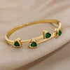 Verde Hearts Bracelet | Gold