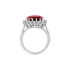 Scarlet Crown Ruby Ring | White Gold