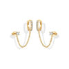 Adella Chain Earrings | Gold