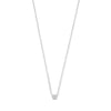 Cléa Stone Necklace | White Gold