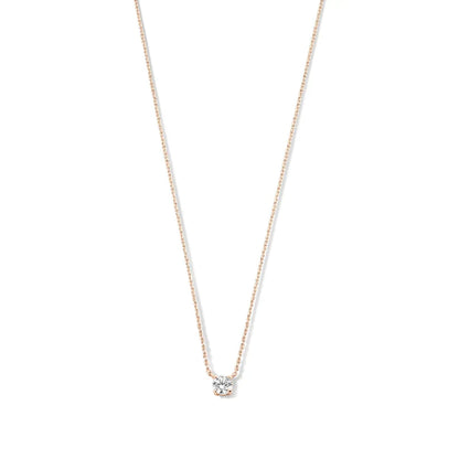 Cléa Stone Necklace | White Gold