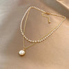 Exquisite Pearl Necklace | Gold