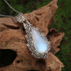 Antique Moonstone Drop Necklace | Gold