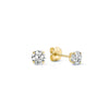 Larmes de Lune Stone Stud Earrings | Gold